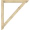 Ekena Millwork Traditional Slat Rough Sawn Bracket, Douglas Fir, 4"W x 44"D x 48"H BKT04X44X48TRA06RDF - alternate 2